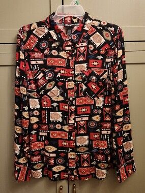 Wrangler Retro Southwestern Print Button Down Shirt